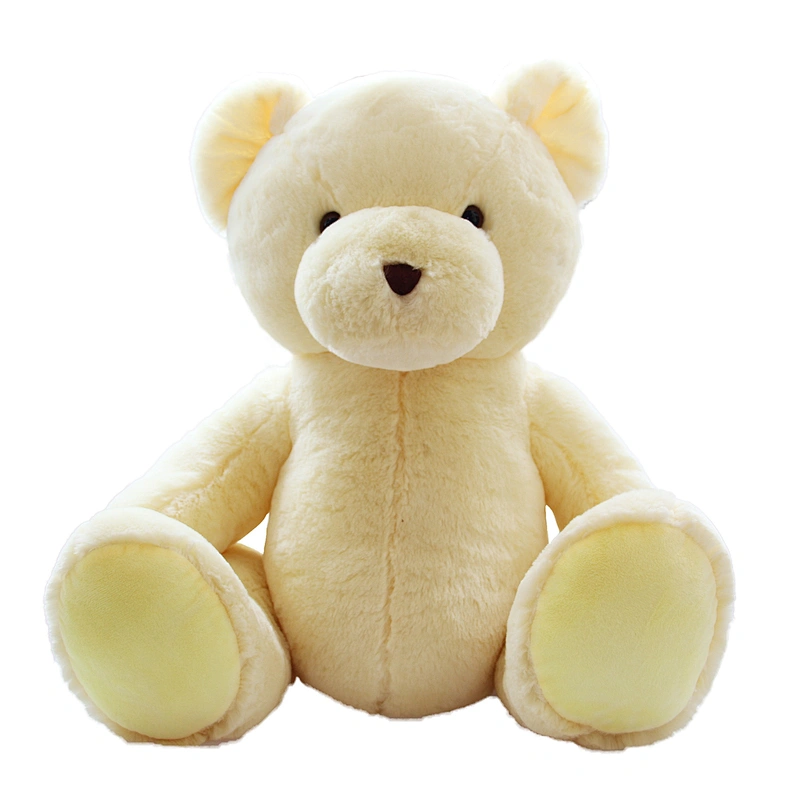 yellow big  kawaii fabric plush peluches gigantes teddy bear