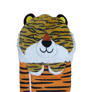 Hot selling custom OEM happy nappers sleeping Bag tiger plush cushion toys