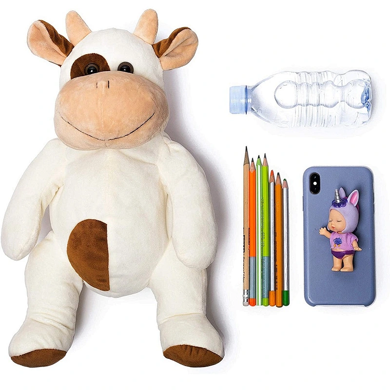 Wholesale OEM Kids Backpack Cow Plush Toddler Backpack For Kids