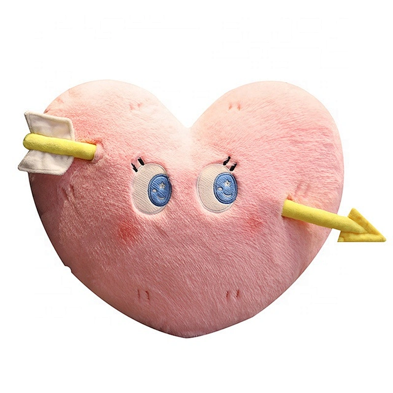 Valentine's day heart shaped plush pillow cushion toys