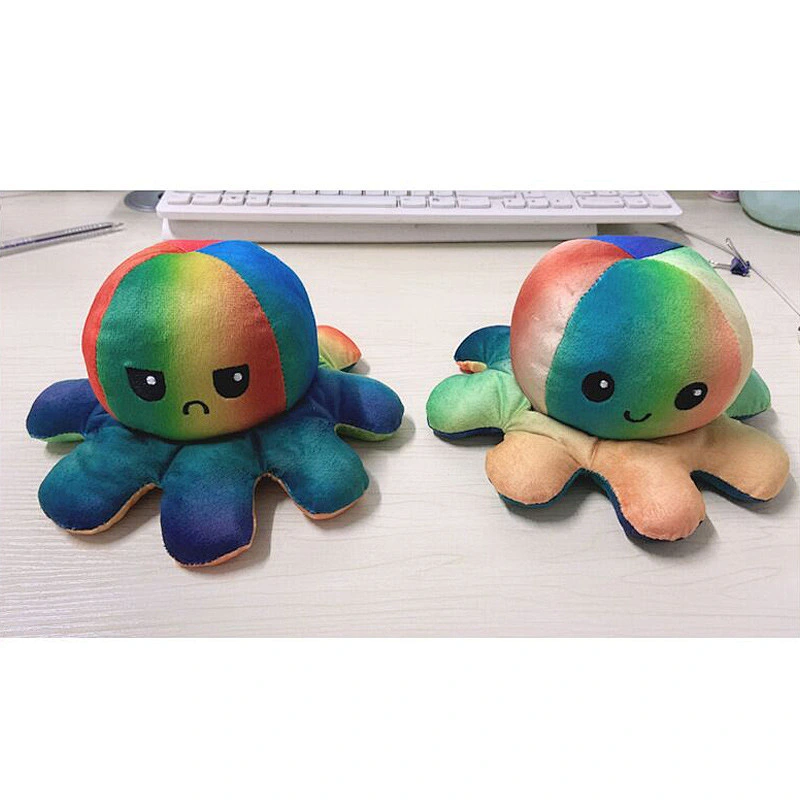 plush stuffed toy  Reversibles octopus Toy
