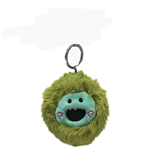 New design mini Squishy ball plush stuffed toys keychain