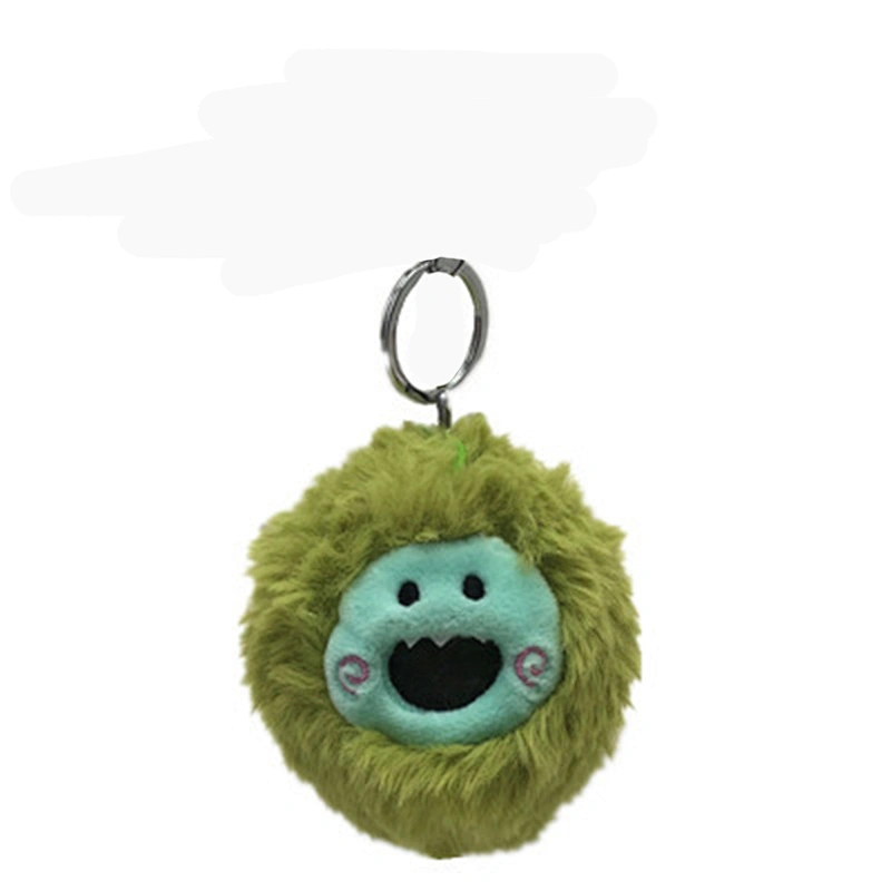New design mini Squishy ball plush stuffed toys keychain