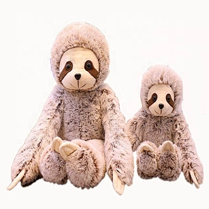 Wholesale Cuddly custom baby stuffed sloth plush toys