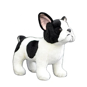 Soft Stuffed Real Life French Bulldog Plush Toy Cute Lifelike Dog Stuffed Plush Dog Toy