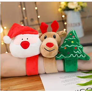 Creative Christmas elk patting circle cute plush toy Bracelet Christmas gift net hot sale