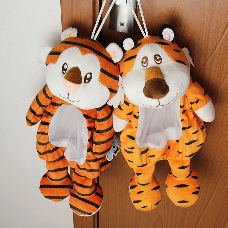 New Hot selling Promotional cute custom stuffed tiger plush backpack