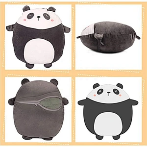 super soft fur throw with double baby toys blanket with plush toy