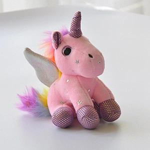 New design unicorn stuffed plush keychain toys