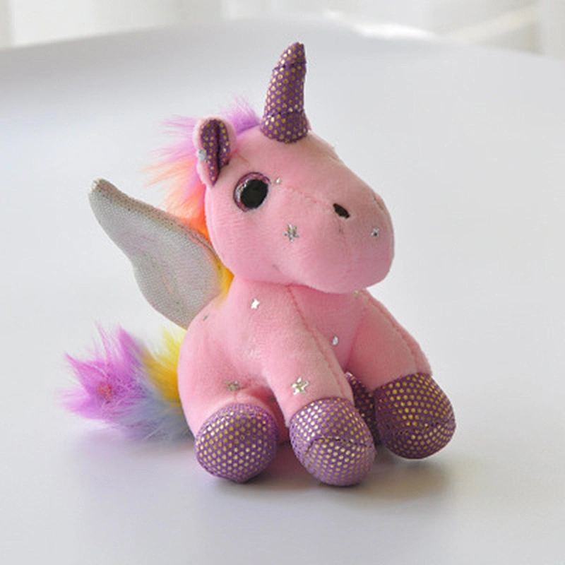 New design unicorn stuffed plush keychain toys