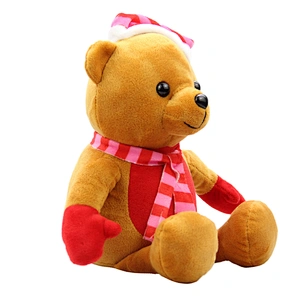 Loving Soft Stuffed Animal Cuddly Christmas Plush Bear Toys