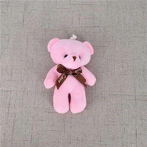 Bear stuffed toy doll , 9CM Stuffed Plush TOY DOLL with keyring