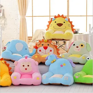 Plush toy cartoon Mini sofa creative lazy man can open and wash back seat stool children's birthday gift