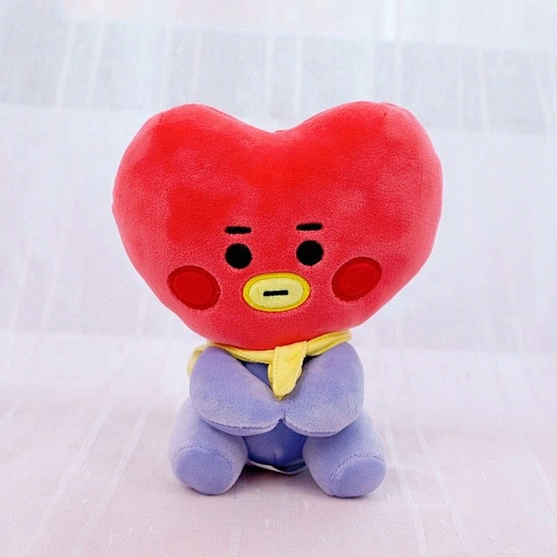 Whole Sale Cartoon Animal Bangtan Boy Plush Toy KPOP Star Group Bt21 Doll