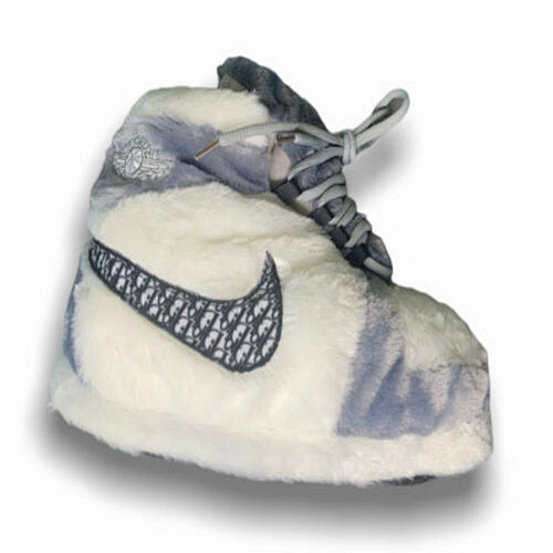 sneakers shoes 2020  jordan female plush sneaker slippers