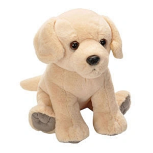 Premium size beige wholesale factory plush dog puppy toys for kids