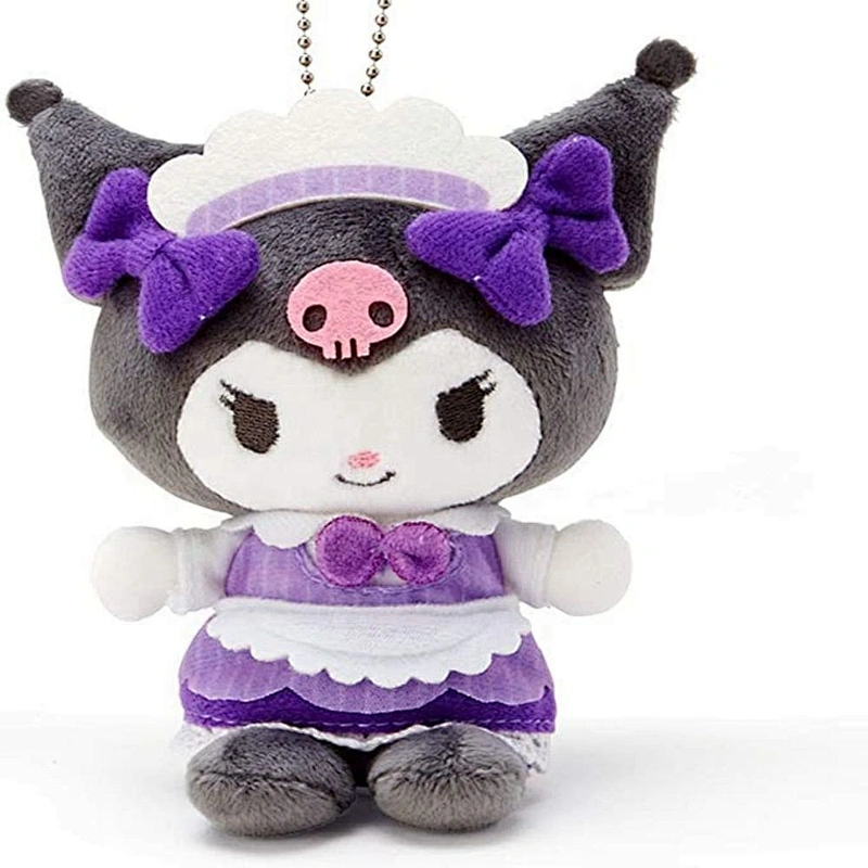 plush toy 25cm kuromi keychain for girls gift
