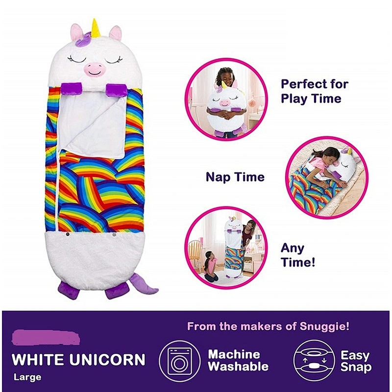 Hot-selling custom unicorn happy nappers sleeping bag