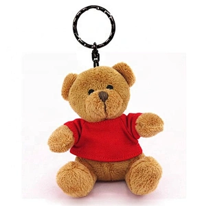 Mini Brown Teddy Bear Key chain Plush for Bag Charm