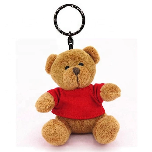 Mini Brown Teddy Bear Key chain Plush for Bag Charm
