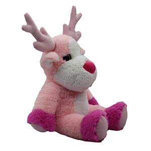 New Novelty Standing Blue Reindeer Christmas Sitting Stuffed Elk Plush Indoor Decoration Deer