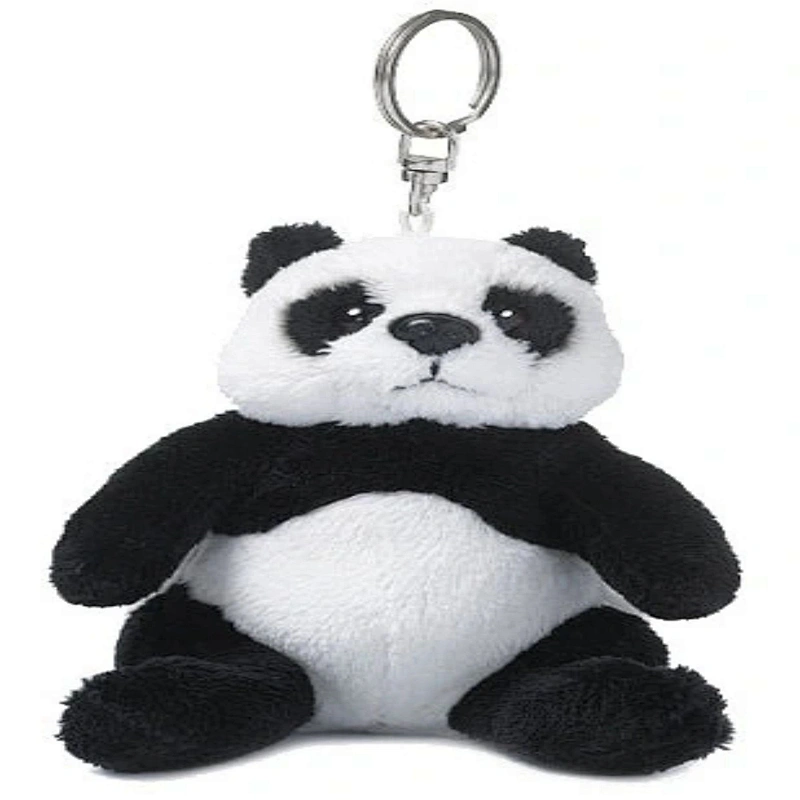plush toy love custom acrylic keychain panda key ring