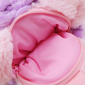 Creative animal designed soft plush backpack