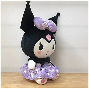 Cartoon Kuromi Stuffed Plush Toy 20cm Kawaii Anime Soft Kids My Melody Action Figure Birthday Christmas Gift