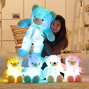 50cm Creative Stuffed toy Light Up LED  custom Teddy Bear plush