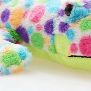 Tiedye gifts soft stuffed aquatic animal alligator colorful stuffed crocodile plush toy