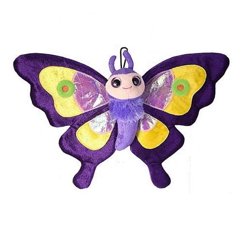Custom Made Stuffed Mini Toys Butterfly/Squirrel/Mouse with Key ring on Top