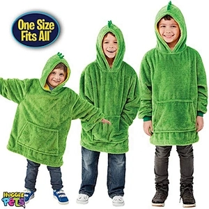 ultra plush blanket flannel throw animal kids huggle hoodie sherpa fleece