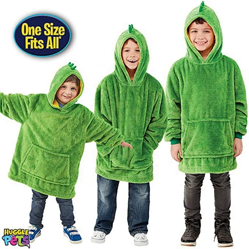 ultra plush blanket flannel throw animal kids huggle hoodie sherpa fleece