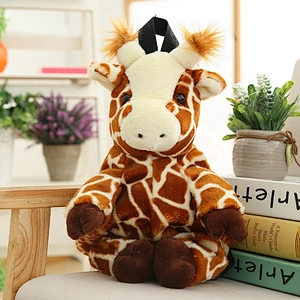 Adorable soft stuff animal shape backpack lovely design bags for girls