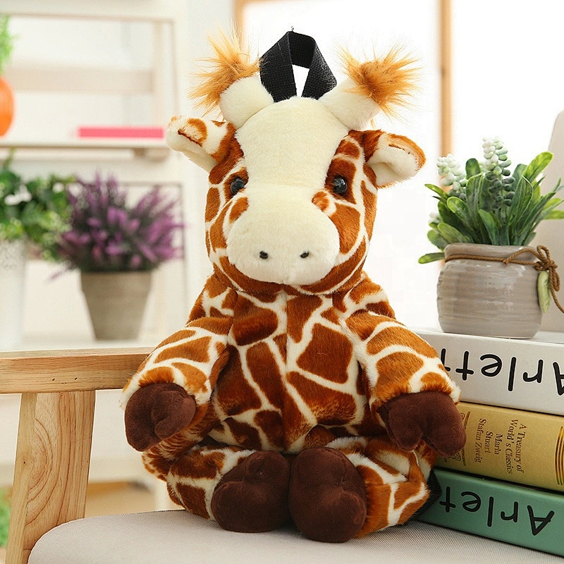 Adorable soft stuff animal shape backpack lovely design bags for girls