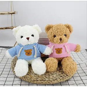 New teddy bear doll plush toy ground push cloth children gift custom logo