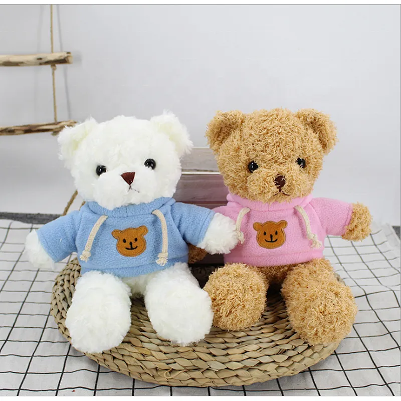 New teddy bear doll plush toy ground push cloth children gift custom logo
