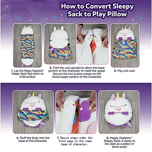 Hot-Selling Custom Unicorn Happy Nappers Sleeping Bag
