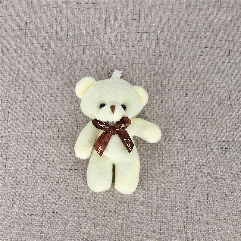 Bear stuffed toy doll , 9CM Stuffed Plush TOY DOLL with keyring