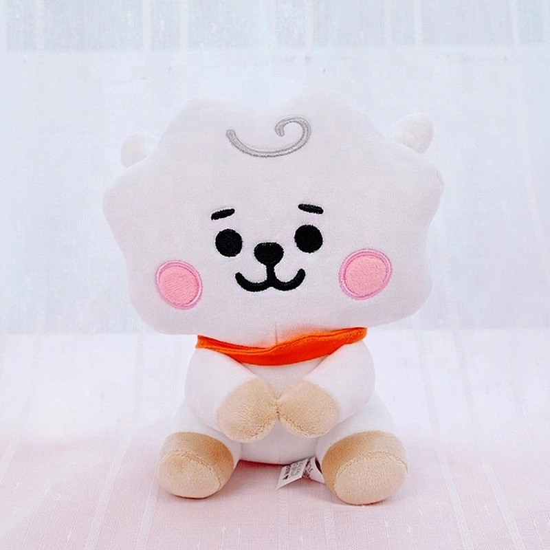 Whole Sale Cartoon Animal Bangtan Boy Plush Toy KPOP Star Group Bt21 Doll