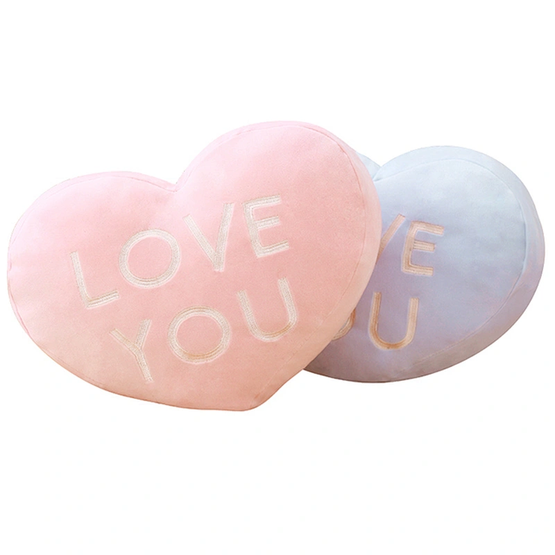 Valentine's day heart shaped plush pillow cushion toys