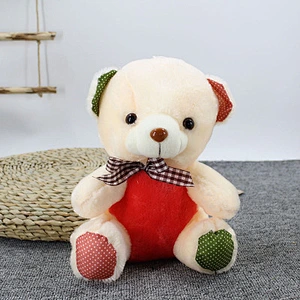 20-27cm soft stuffed plush baby toy lovely sitting bear for birthday gift