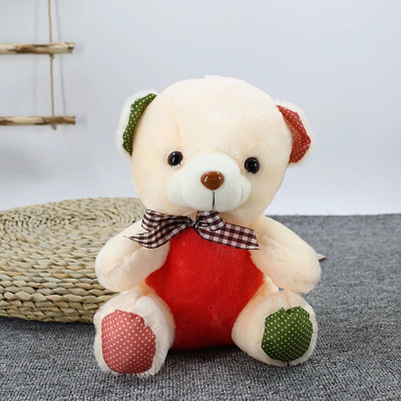 20-27cm soft stuffed plush baby toy lovely sitting bear for birthday gift