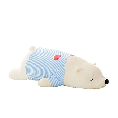 Super Soft household custom  white polar bear plush pillow cushion toys