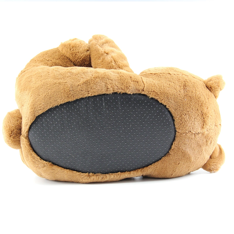 Wholesale Cute Plush Slippers Women Cheap Custom Teddy Bear Slippers