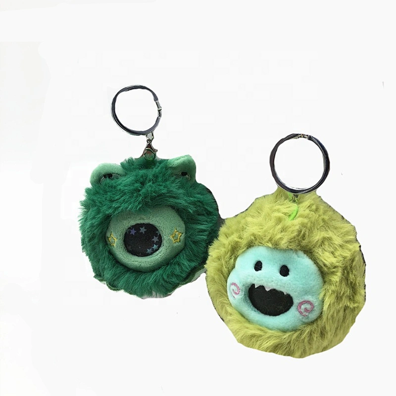 New design mini Squishy ball plush stuffed toys keychain