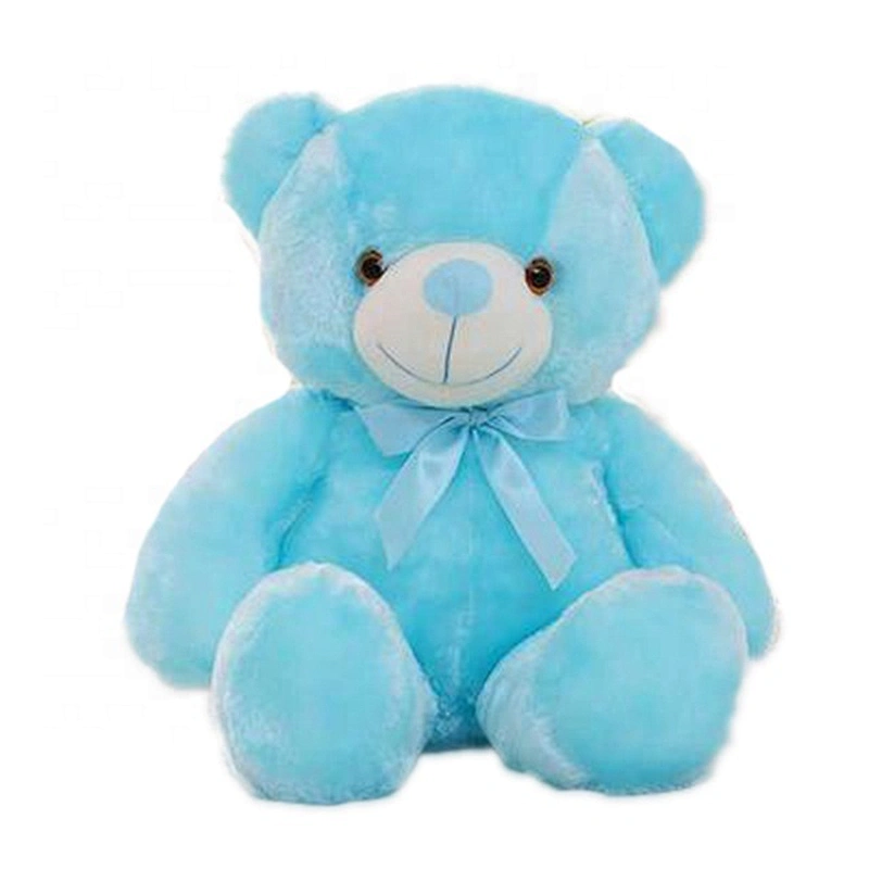 Kids customized luminous stuffed bear plush toys for kids