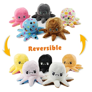 Yellow soft octopus plush Toy