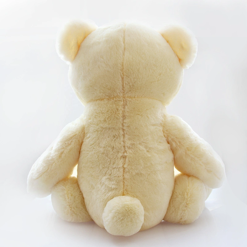 yellow big  kawaii fabric plush peluches gigantes teddy bear