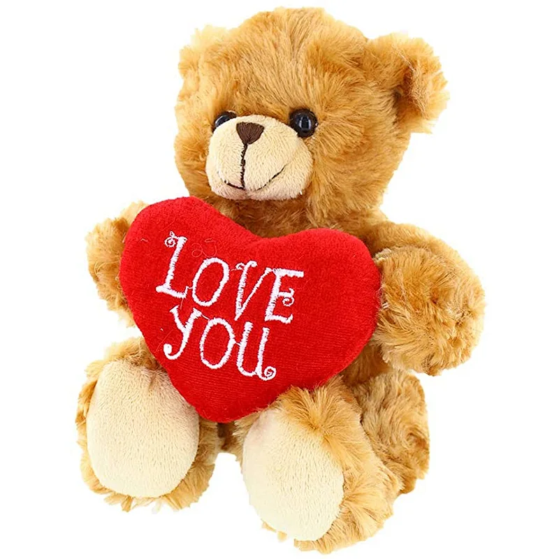 Custom Cute Plush  Toy bear with red heart